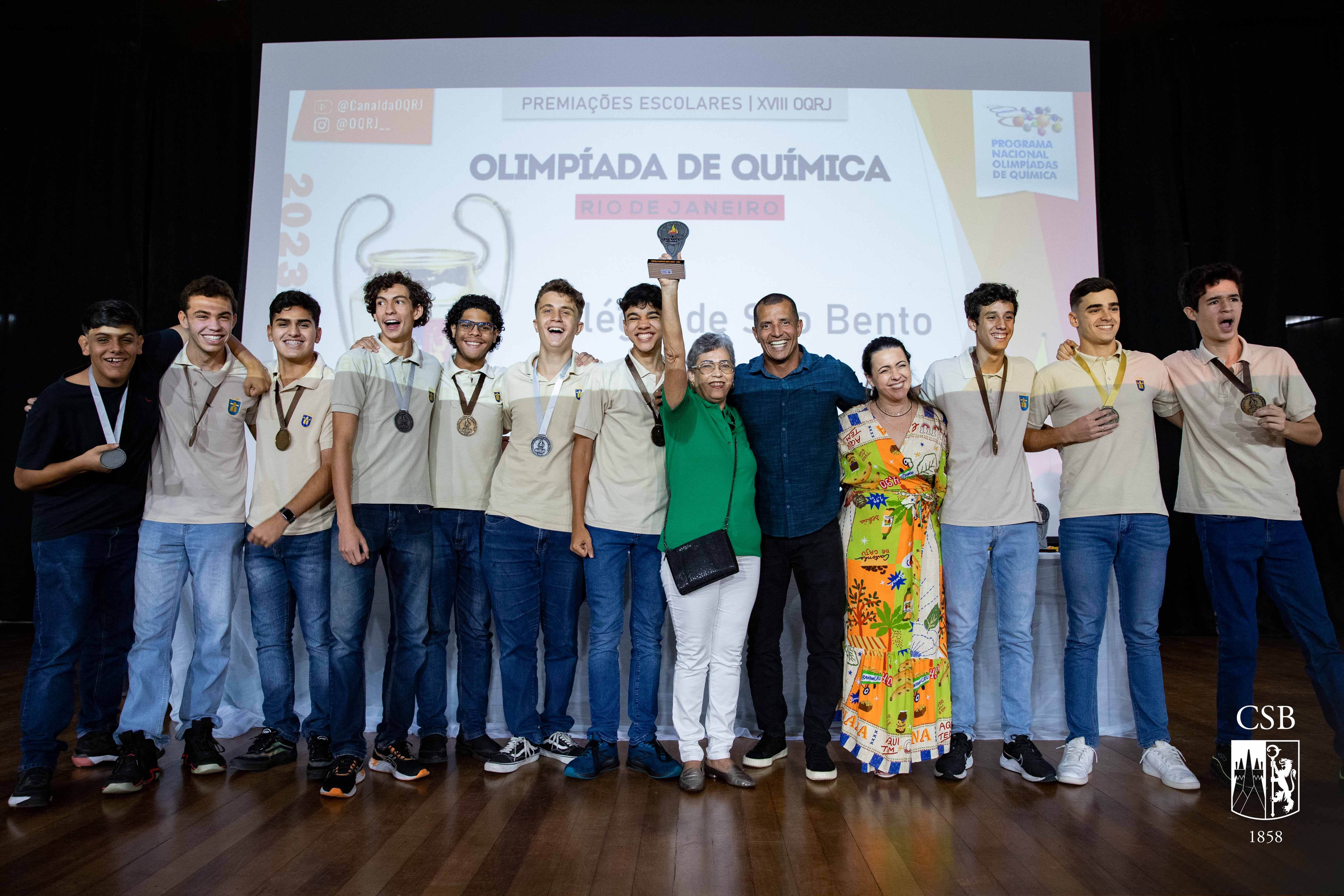 CSB é eleita "Escola Campeã" da OQR, com mais alunos medalhistas