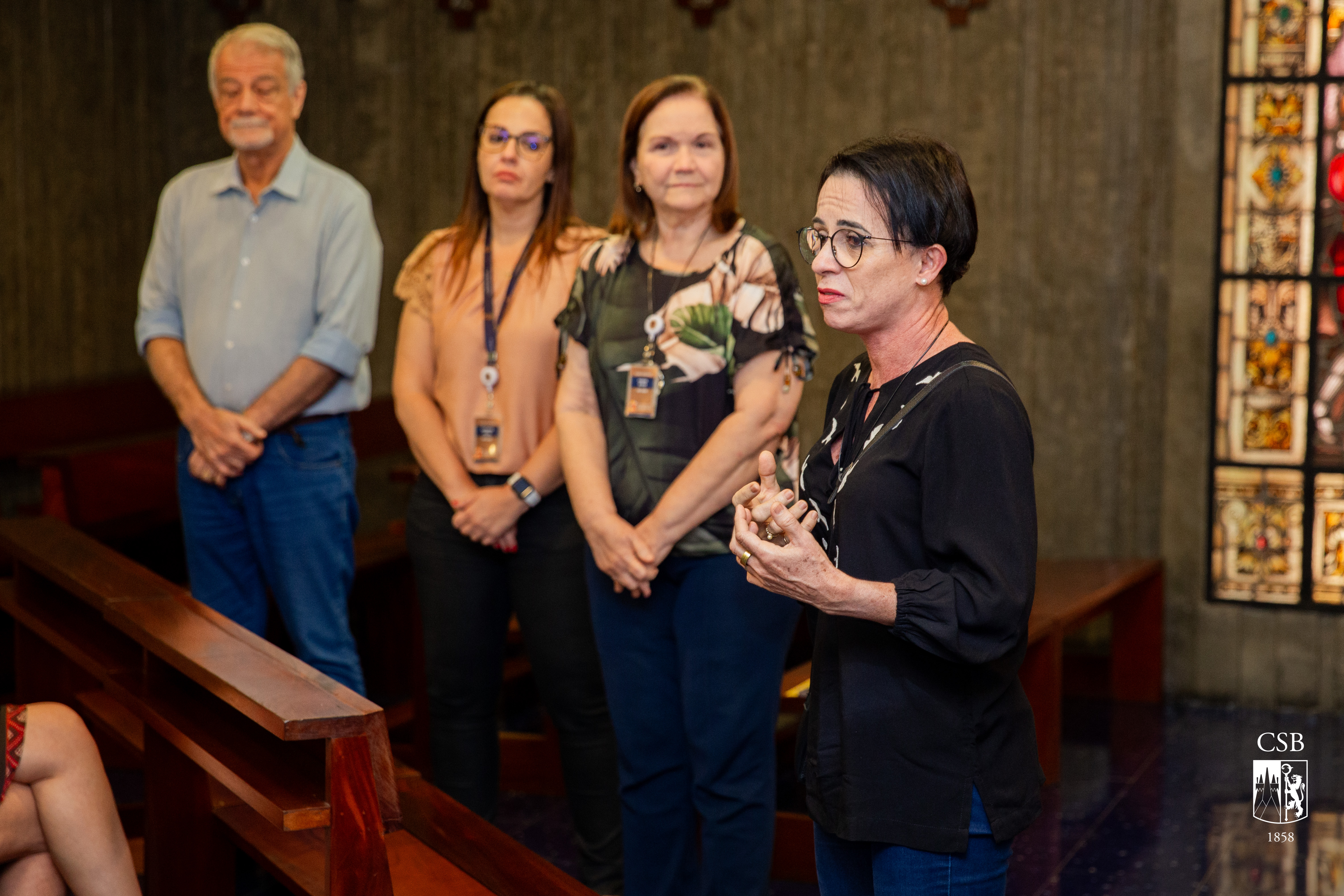 Último almoço de pais e mães com a 3ª série EM no CSB