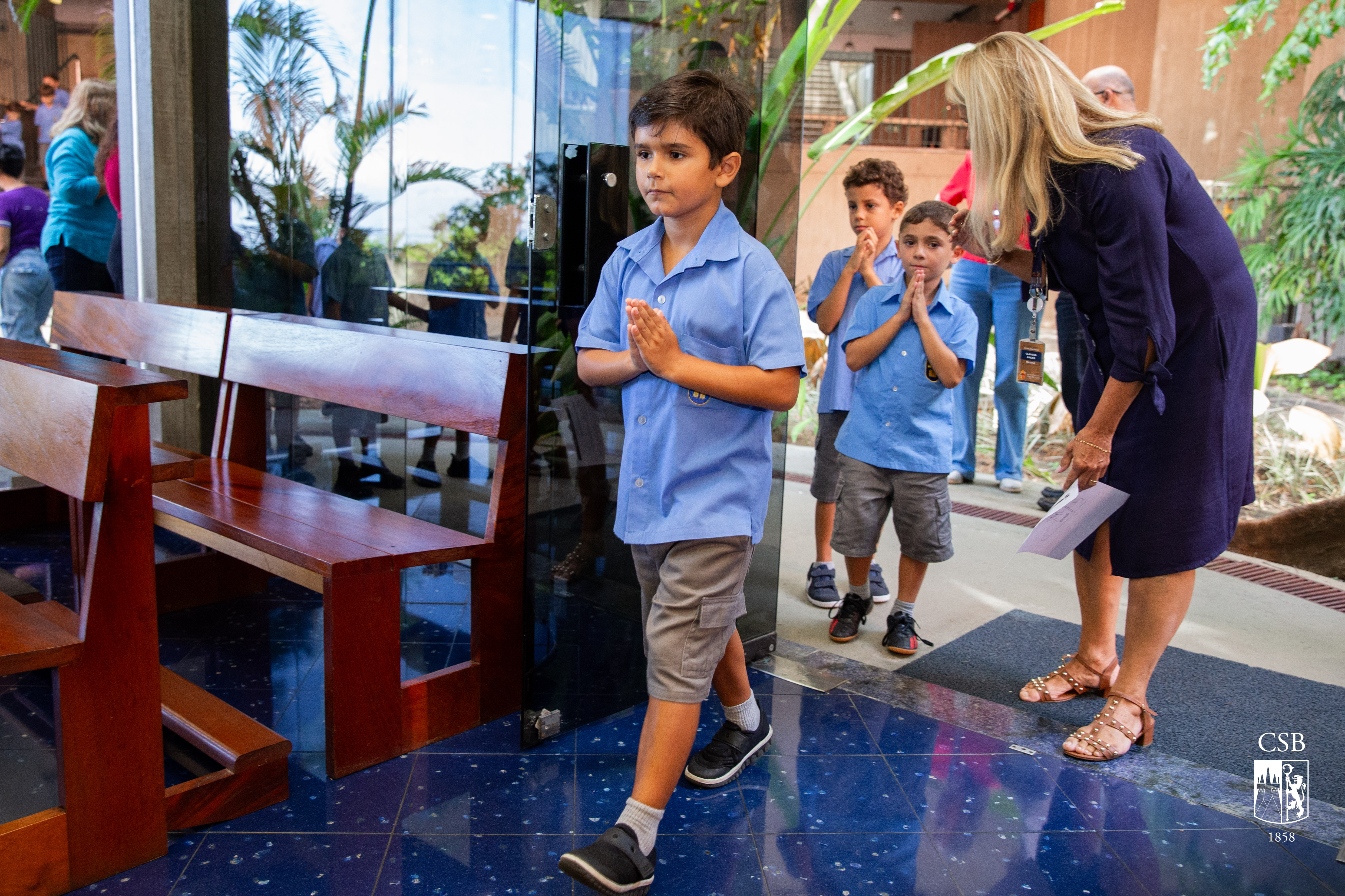 Bênção dos alunos do 1º ano EF