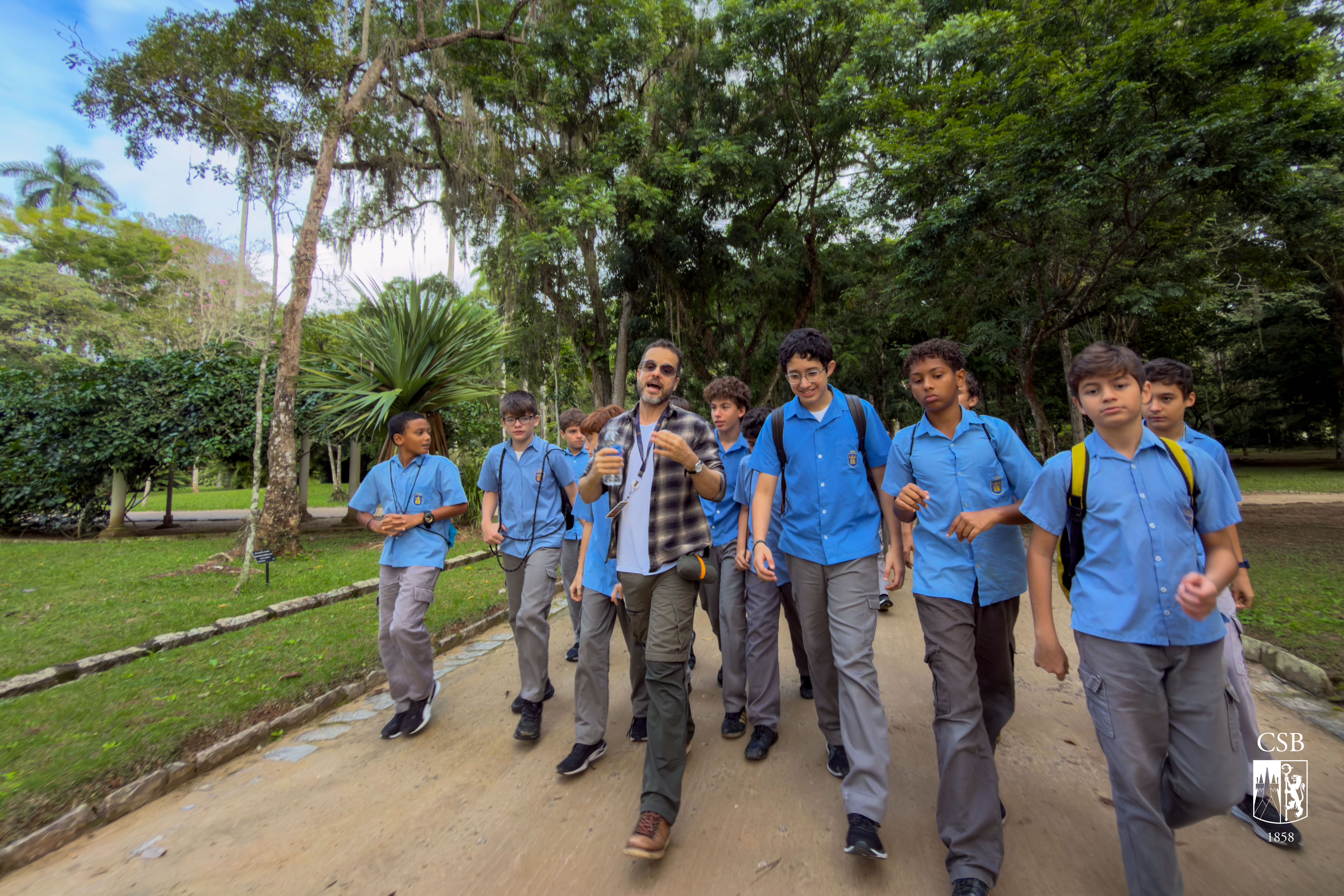 7º ano EF visita Jardim Botânico em aula de campo