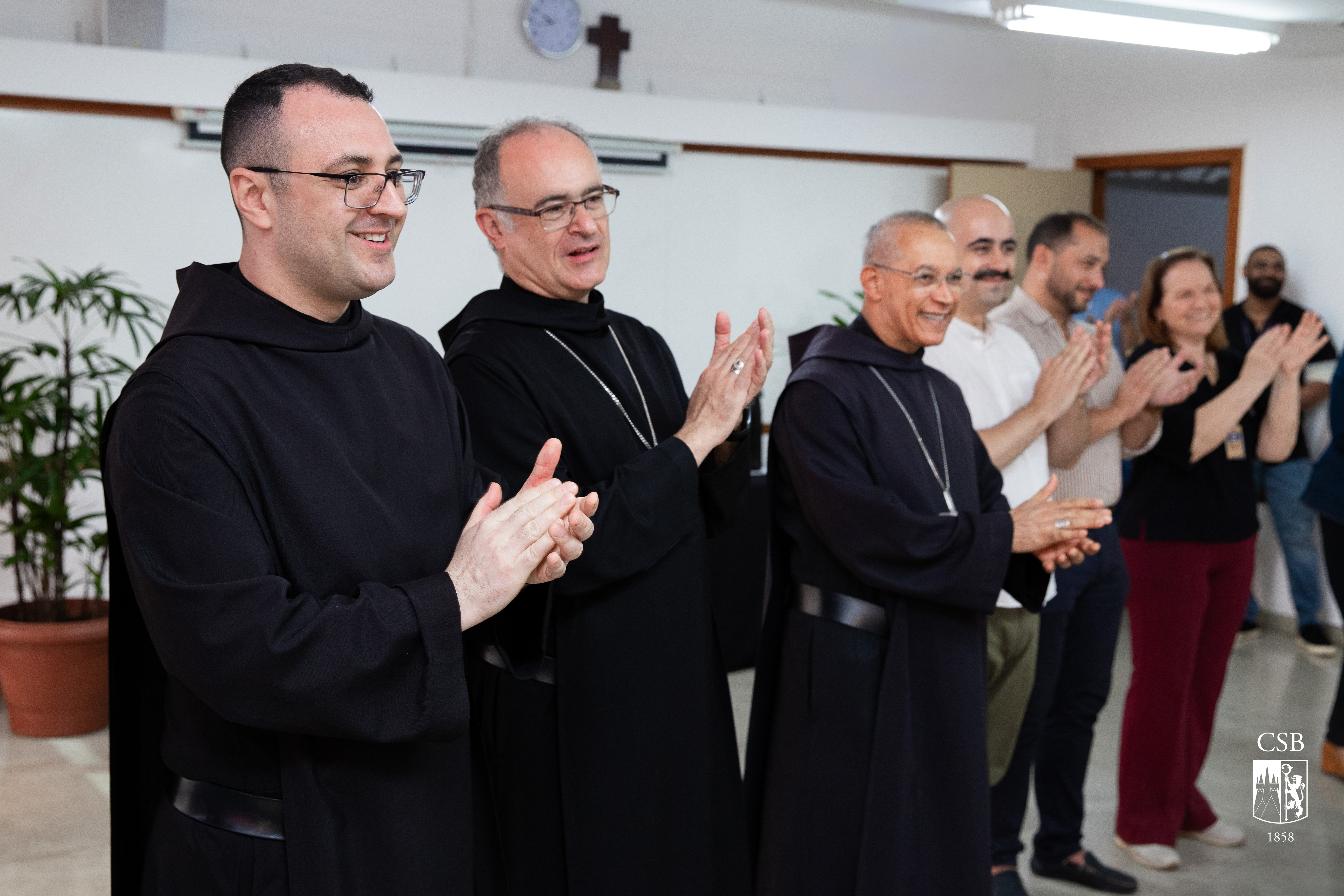 CSB recebe visita do Abade Manel Gasch i Hurios, da Abadia de Montserrat (ESP)